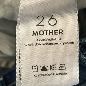 MOTHER The Hustler Ankle Fray size 26